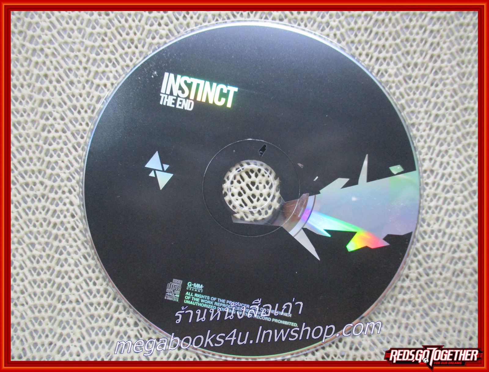 ซีดีเพลงไทยสากล อินสติงต์ Instinct อัลบั้ม Instinct ซองปก กระดาษ
