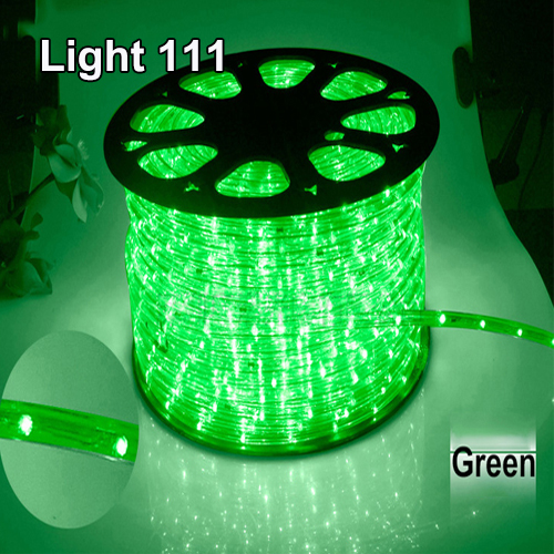 ไฟสายยาง LED (ท่อกลม) 100 m สีเขียว