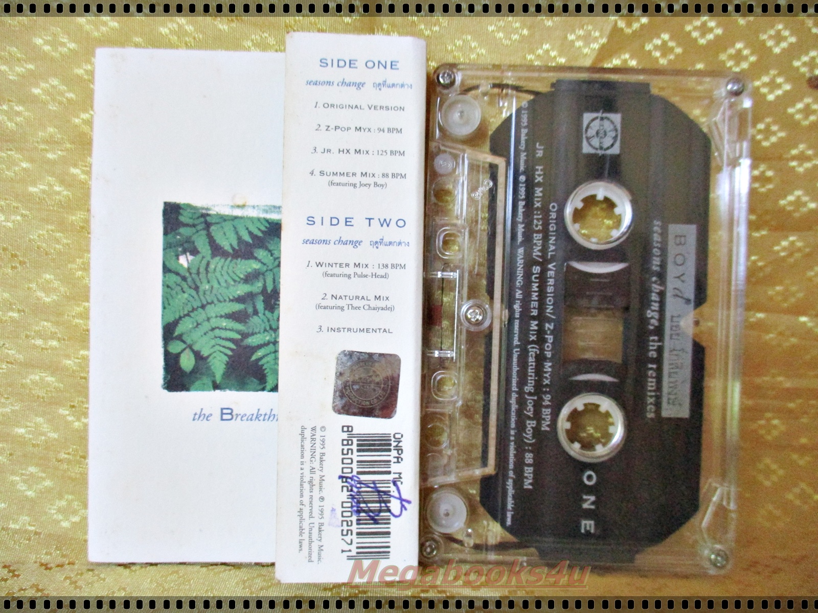 เทปเพลงไทยสากล บอย โกสิยพงษ์ BOYD KOSIYABONG อัลบั้ม ฤดูที่แตกต่าง