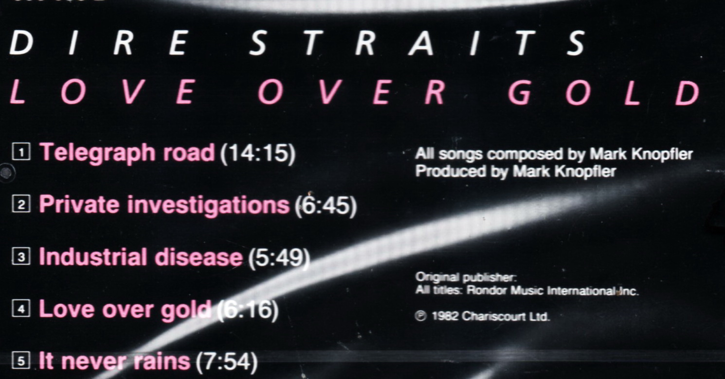 CD,Dire Straits - Love Over Gold (Remastered)(1996)