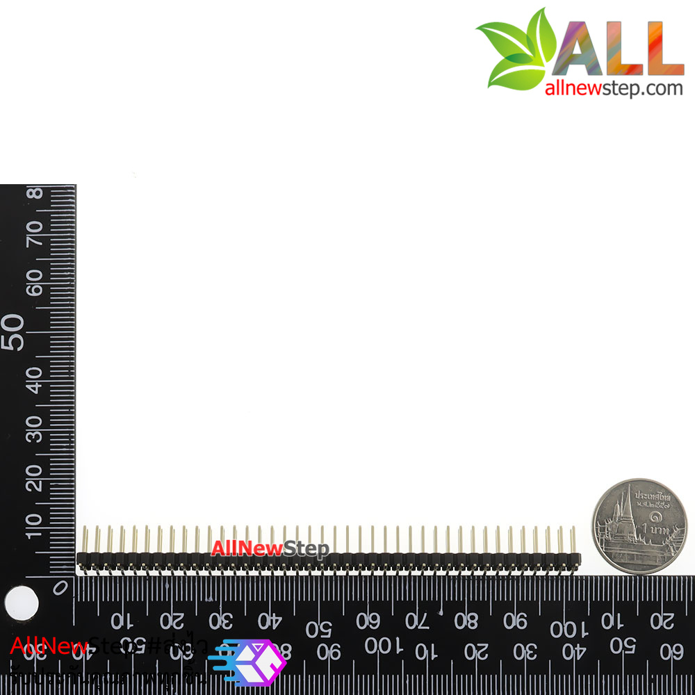 ก้างปลา 2.54MM 2x40P Straight long pin header แบบฉาก