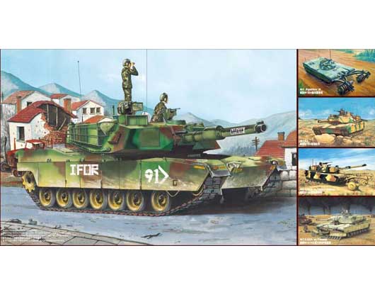 1/35 M1A1/A2 Abrams 5in 1