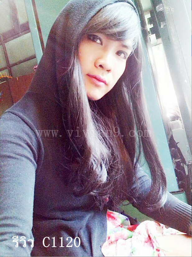 C1120 วิกผมลอนช่วงปลายผมเล็กน้อย