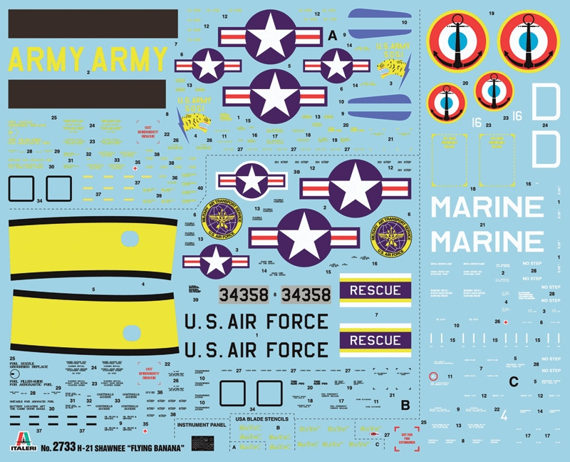 1/48 H-21C SHAWNEE "FLYING BANANA"