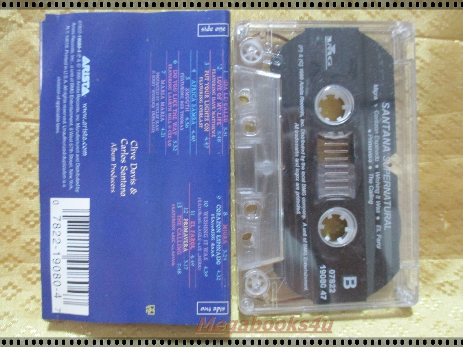 เทปเพลงสากล SANTANA อัลบั้ม SUPERNATURAL