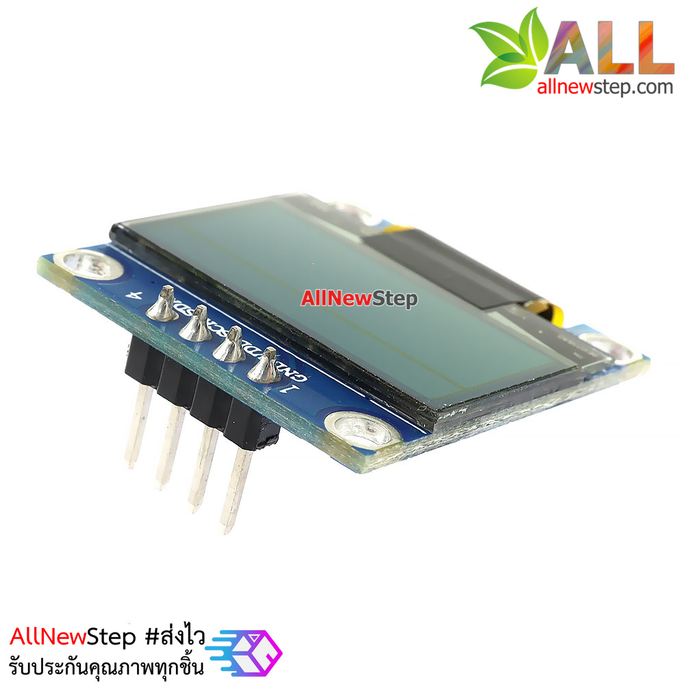 จอ OLED 0.96 นิ้ว สีเหลืองน้ำเงิน 0.96 inch SSD1315 Driver OLED LCD LED Display Module Yellow/Blue 0.96 128X64 for Arduino
