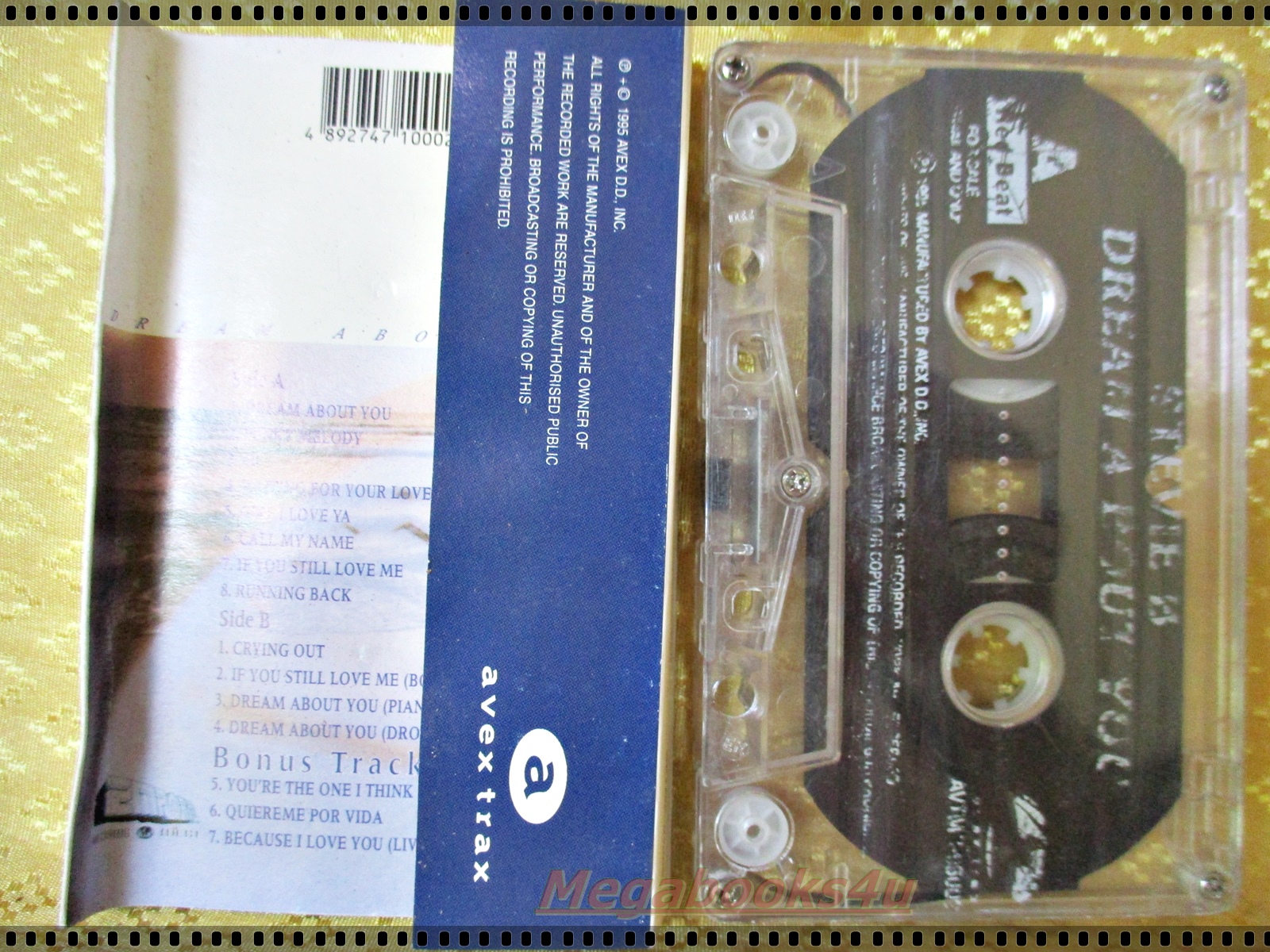 เทปเพลงสากล STEVIE B อัลบั้ม DREAM ABOUT YOU