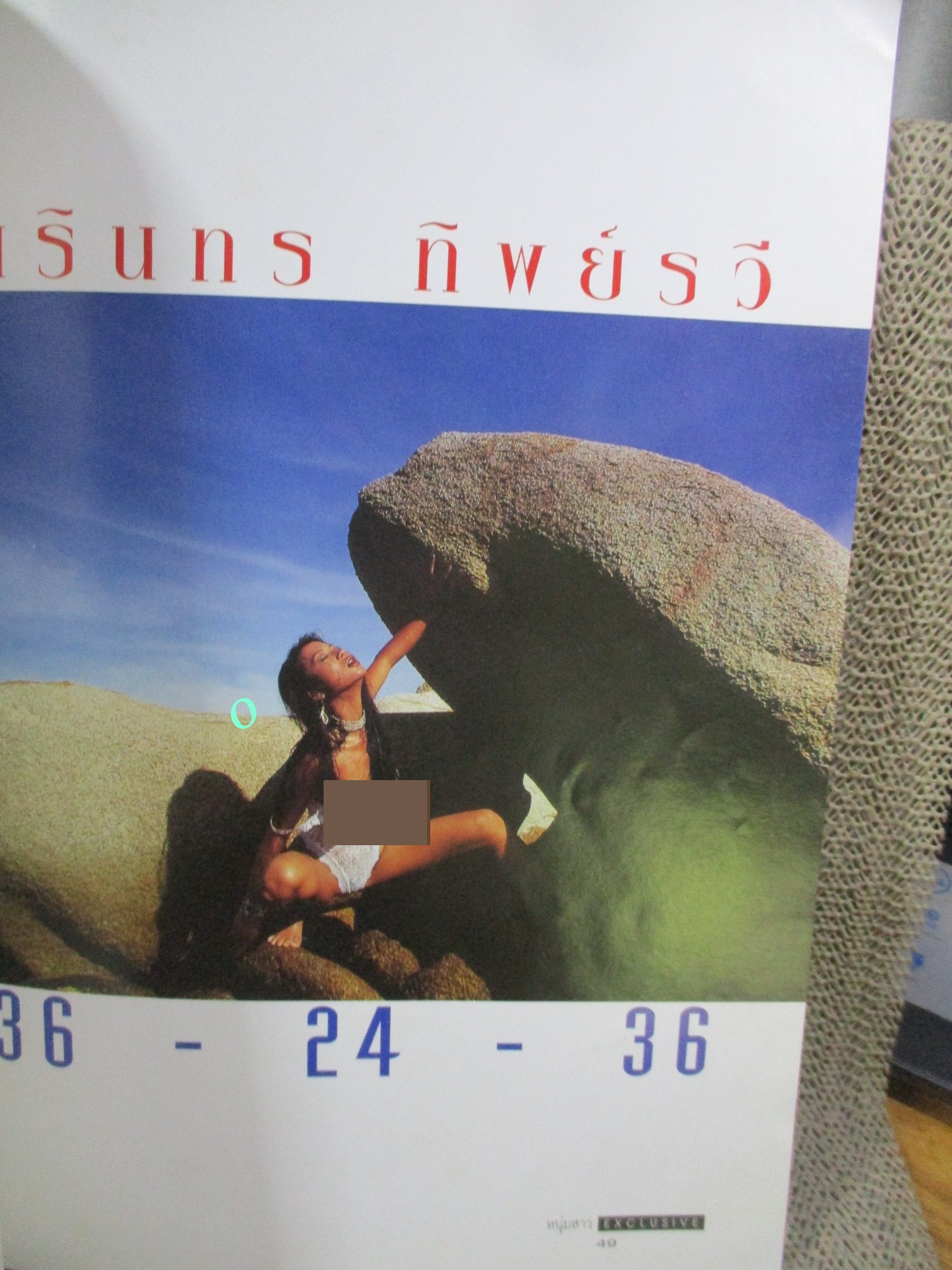 นิตยสารหนุ่มสาวฉบับพิเศษ EXCLUSIVE ปี2538 โดย ธีรพงศ์ เหลียวรักวงศ์ (ปกมีรอยพับตามรูป