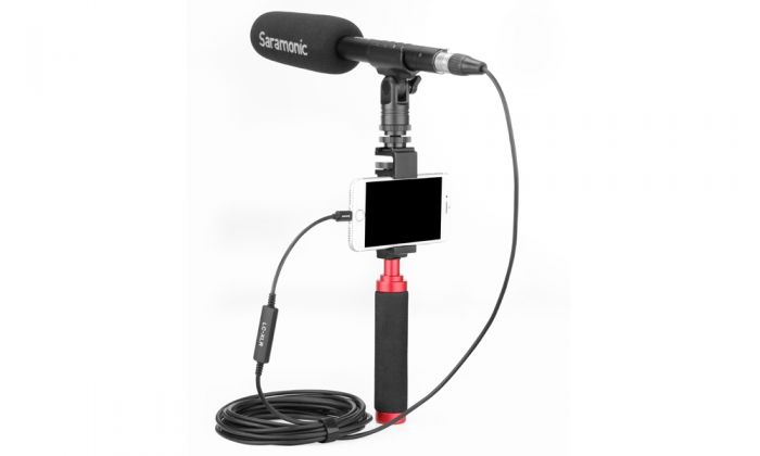 Saramonic LC-XLR 3 Pin XLR (Female) Microphone to Lightning Microphone Adapter for iPhone 7, iPhone 7plus, iPhone X, iPhone 8,iPad