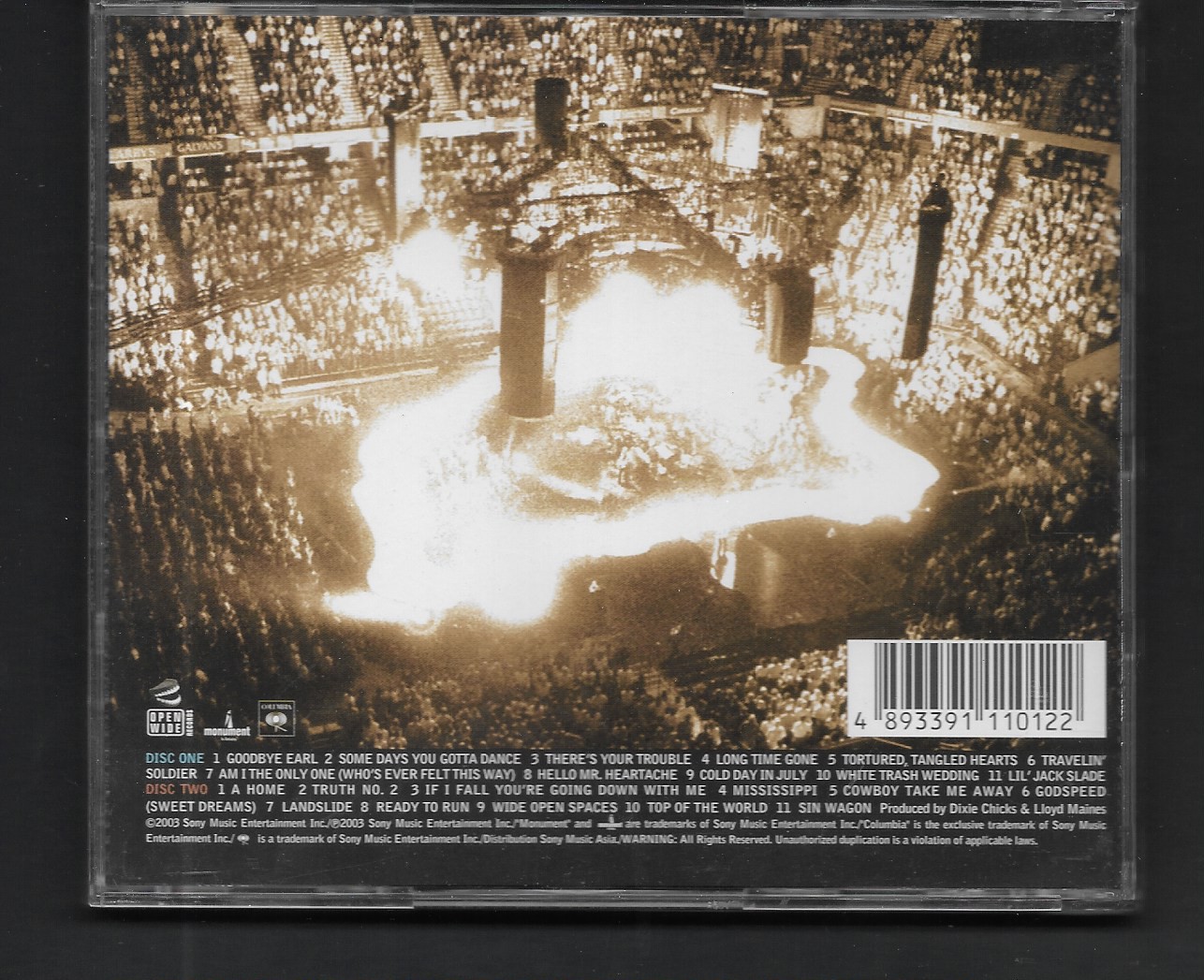 Used CD,Dixie Chicks - Top of the World Tour Live (2CD) (A)(2033)