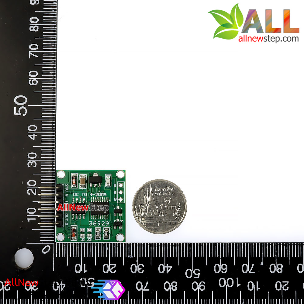 Voltage to Current 0-5V to 4-20MA DC TO 4-20MA โมดูลแปลงไฟ 0-5V เป็นกระแส 4-20MA