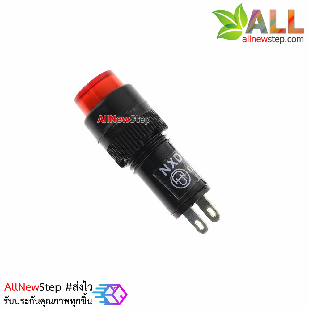 Light Indicator Pilot Lamp DC 12V หลอดไฟสัญญาณ NXD-211 LED ขนาด 10 มม สีแดง