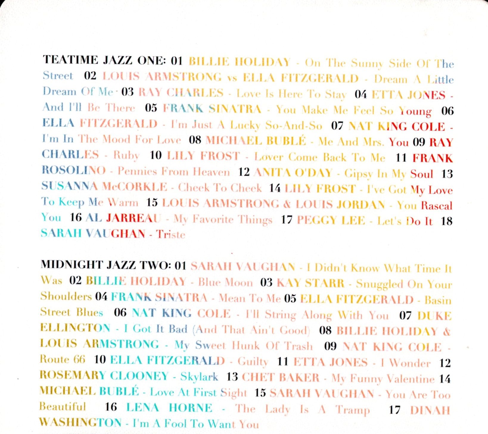 CD,Jazz Legends Forever Sing Me A Love Song (2CD)(Various Artists)(Taiwan)