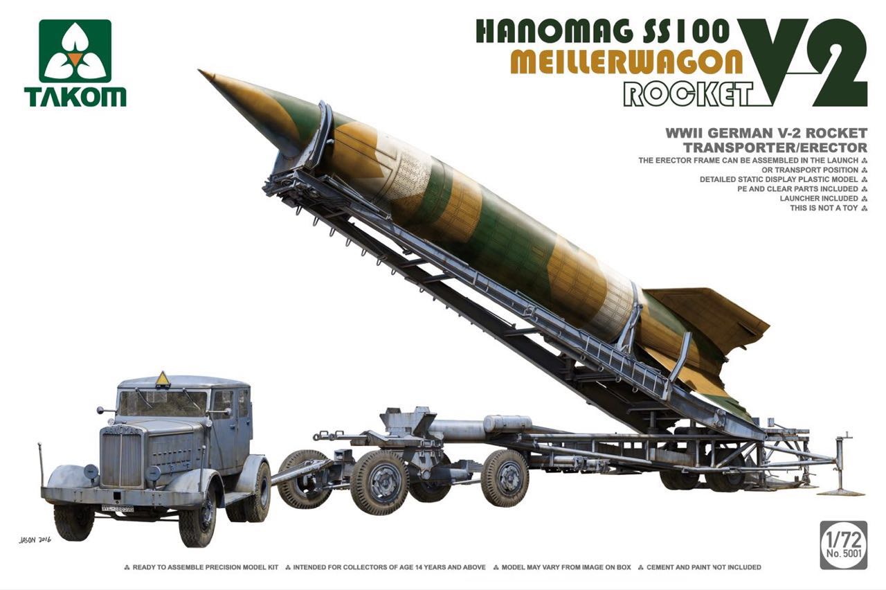 1/72 V-2 Rocket, Hanomag SS100 & Meillerwagen