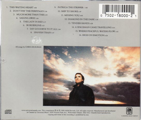 CD,Chris De Burgh - Spark to a Flame The Very Best of Chris De Burgh
