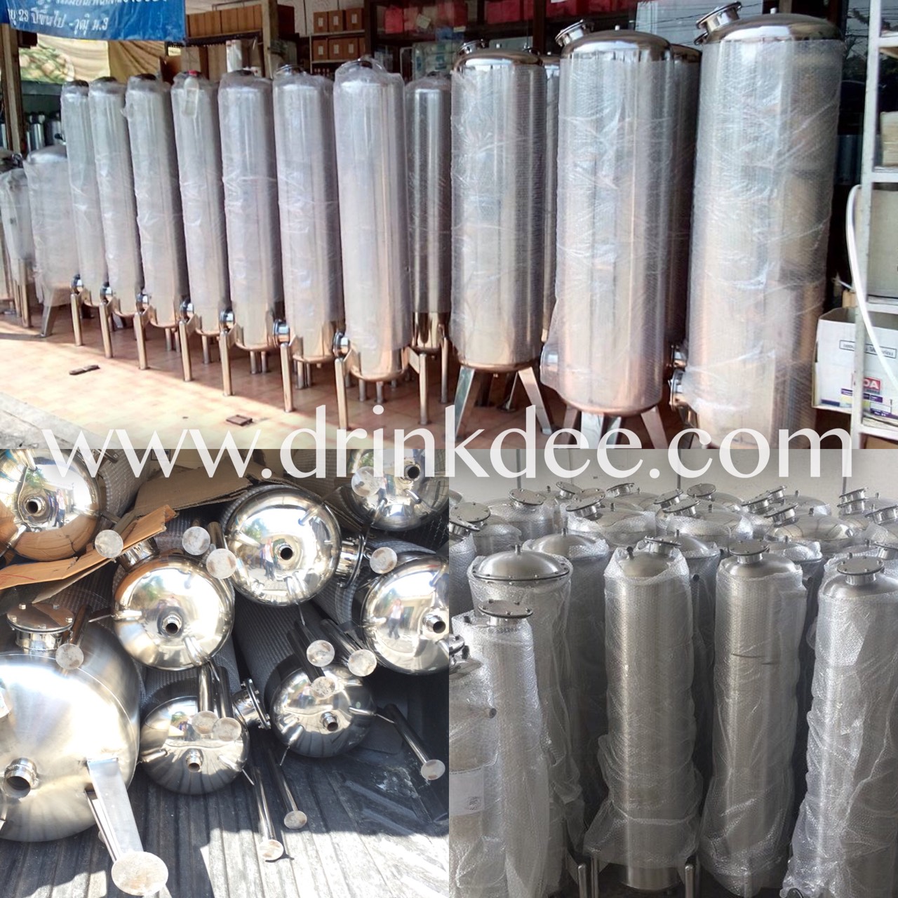 ถังกรองสแตนเลส ขนาด 6-60 นิ้ว