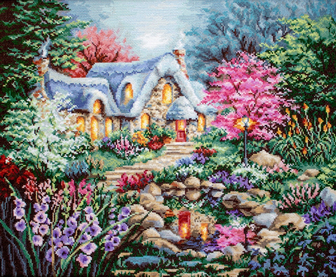 Letistitch ชุดปัก Cottage Pond