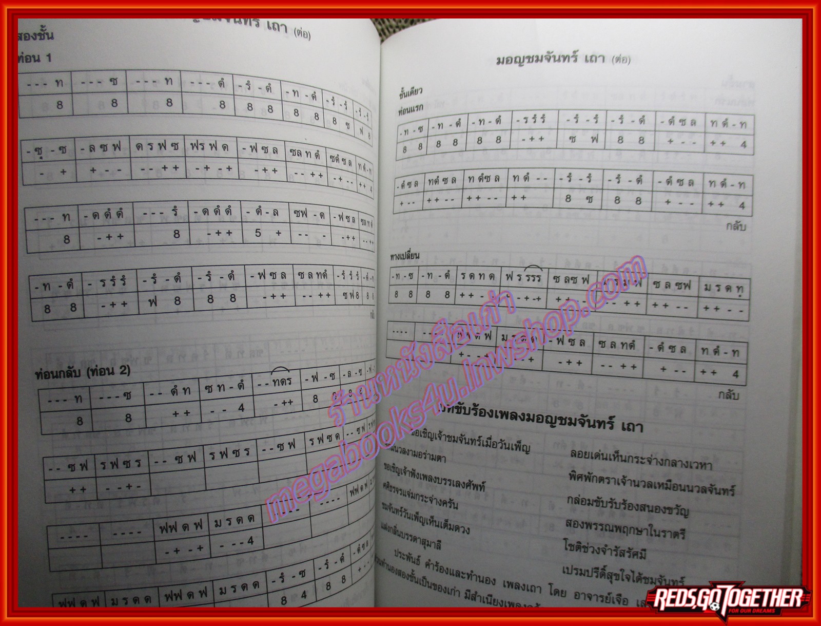 อักษราดุริยางค์ทางฆ้องวงใหญ โดย อาจารย์ ภิชาต เลณะสวัสดิ์ (มือสอง) (สภาพ85-95%)