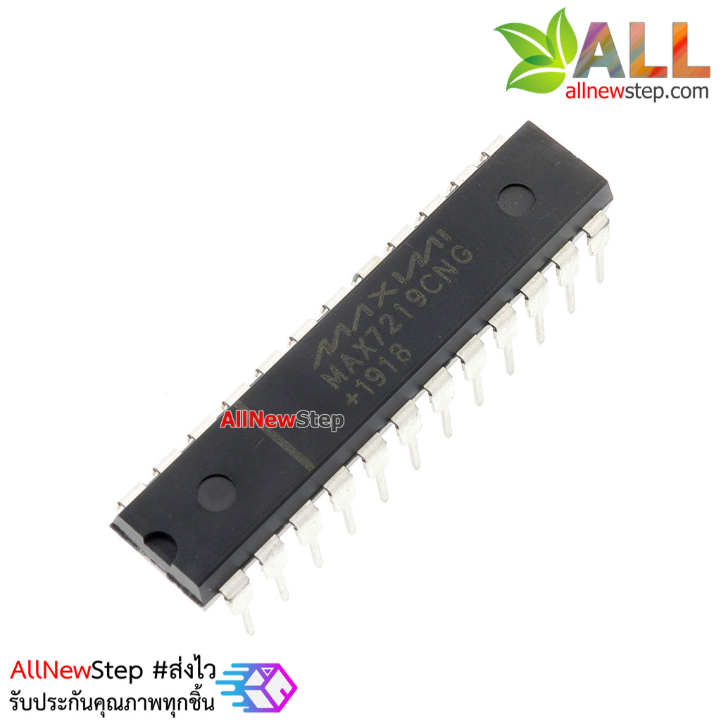 IC MAX7219 สำหรับขับ 7 Segment 8 หลัก MAX7219CNG MAX7219CN MAX7219C MAX7219