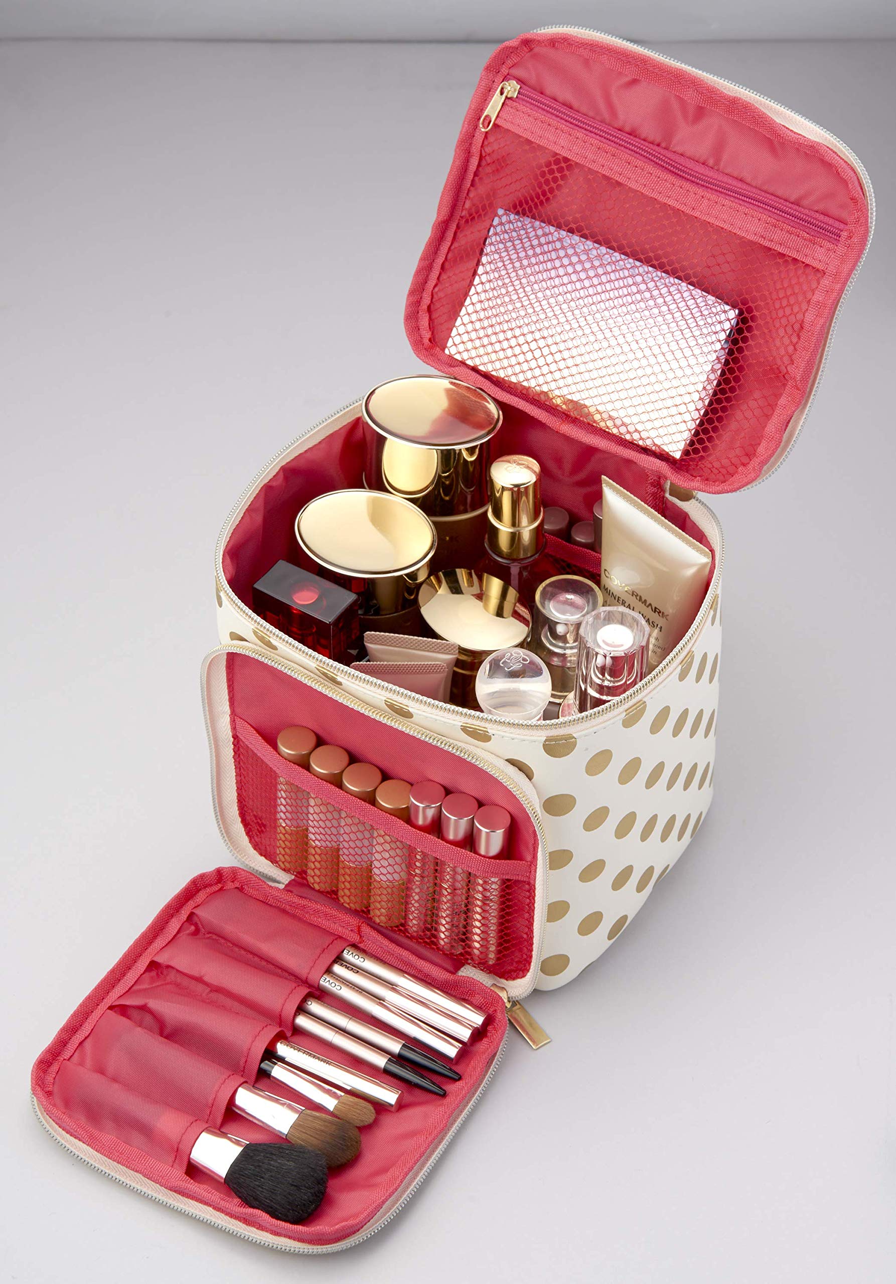 (มีกล่อง) Mathurite Fashion Dresser Box กระเป๋าเครื่องสำอางแบบกล่อง และรองพื่้น Cover Mark