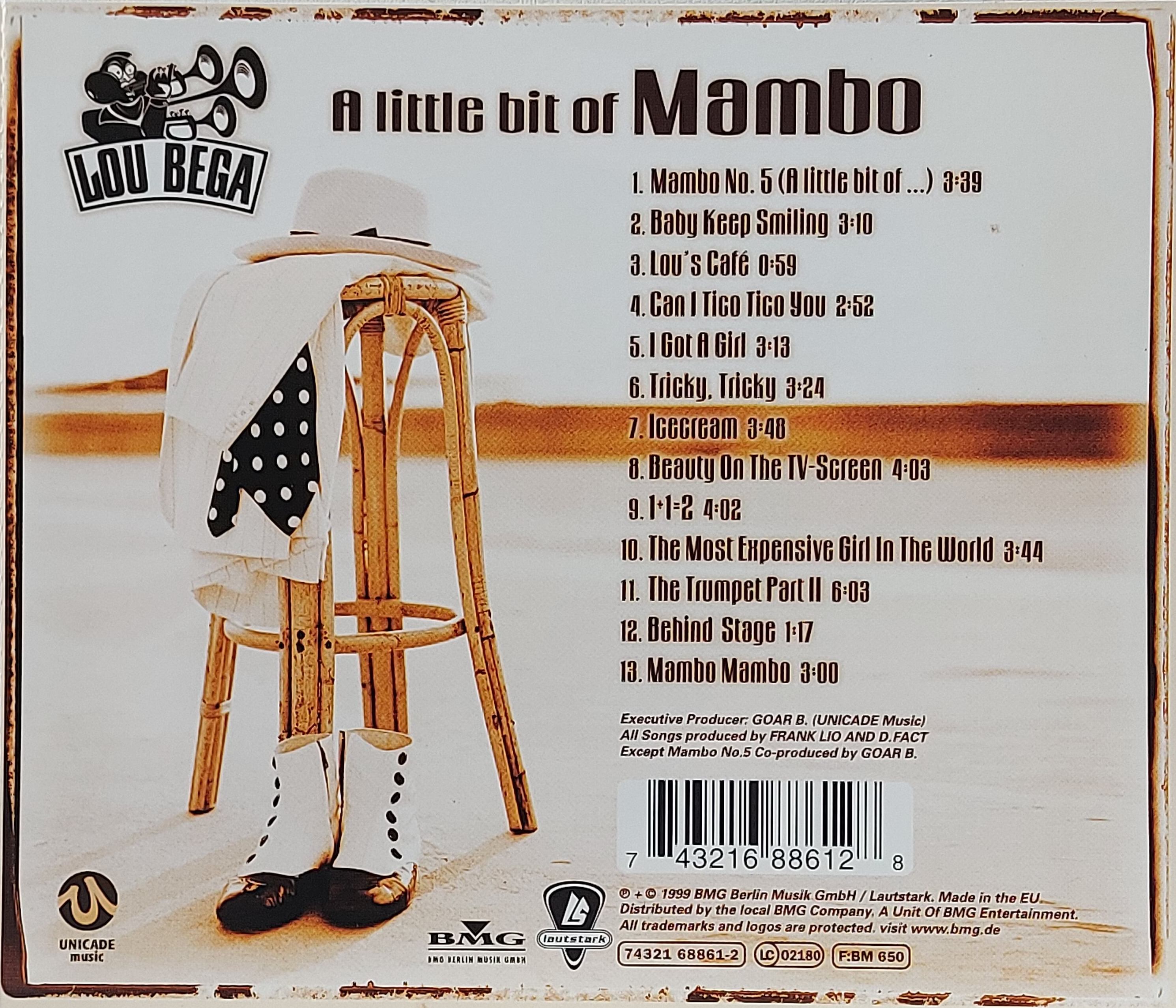Used CD,Lou Bega - A LittleBit of Mambo (C)(1999)(EU)