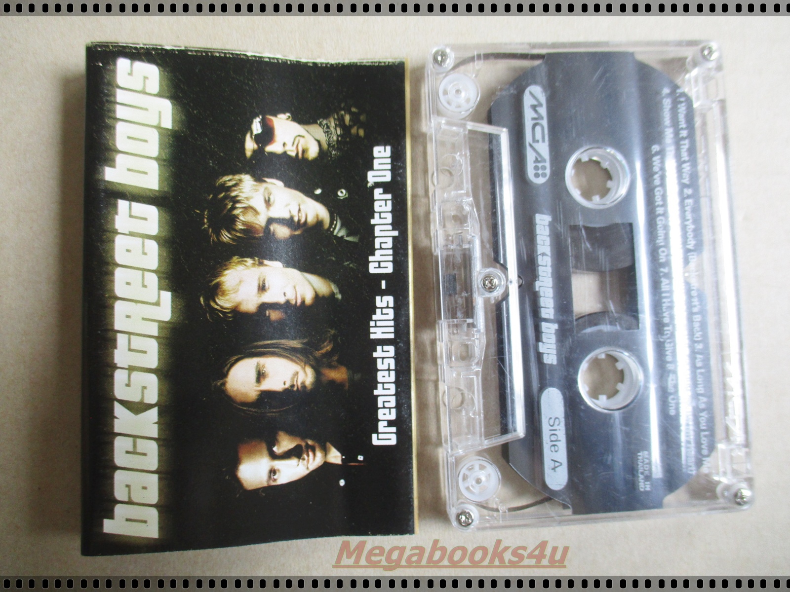 ขายเทปเพลงสากลเก่า BACKSTREET BOYS GREATEST HITS