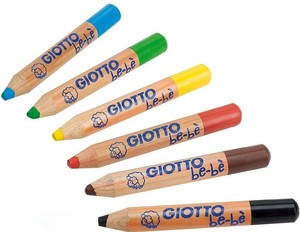ดินสอสีไม้จัมโบ้ 12 สี GIOTTO BE-BE