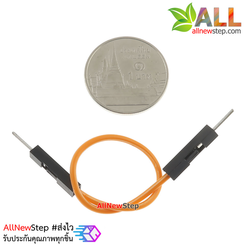 สายจัม ผู้-ผู้ Jump Wire (Male to Male ) สายไฟ ยาว 20cm. คละสี จำนวน 1 เส้น