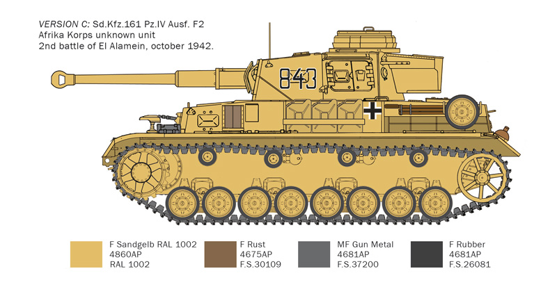 1/35 Pz.Kpfw.IV F1/F2/G With Afrika Korps Infantry