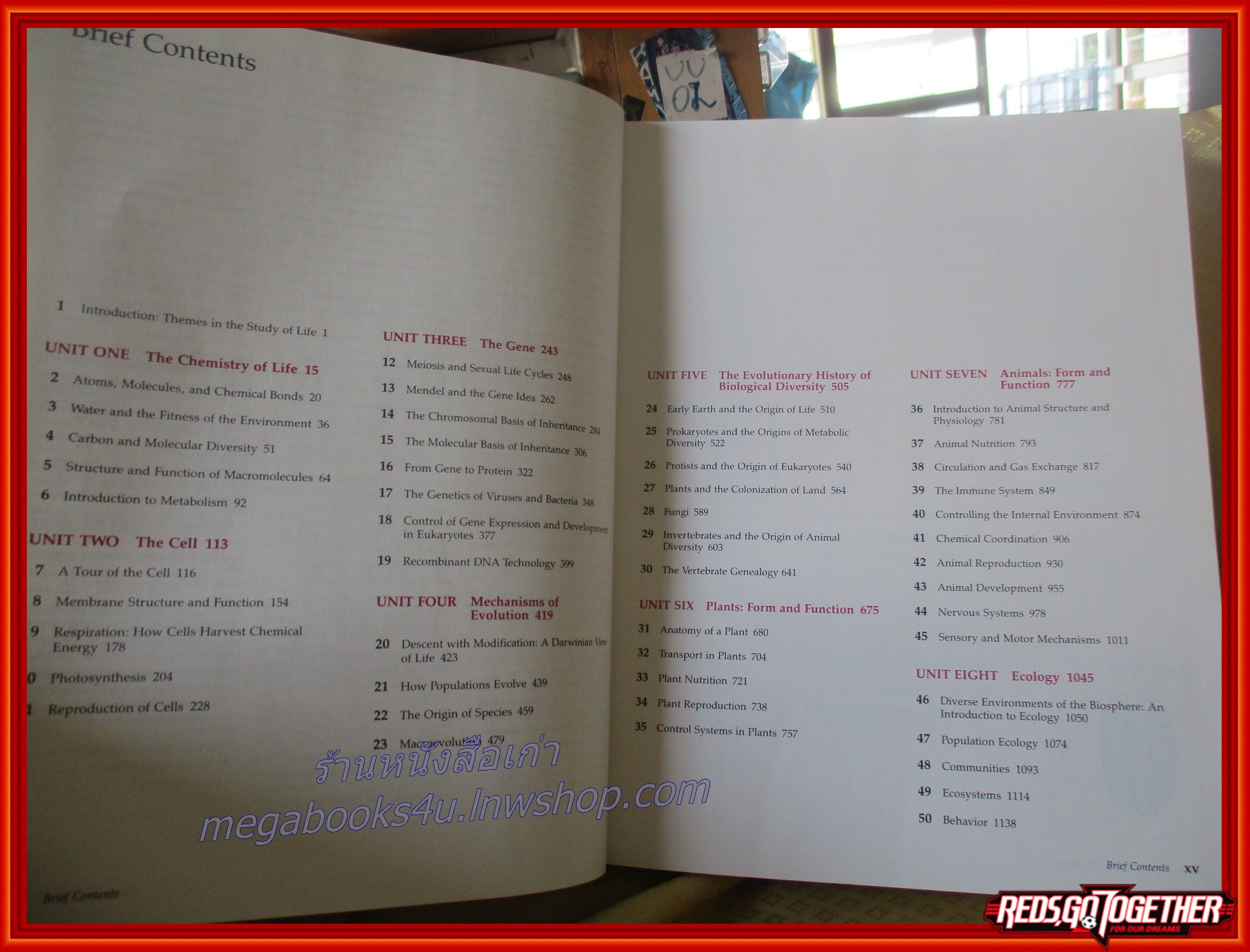 หนังสือชีวะ หนังสือชีววิทยา Biology Second Edition Campbell (ภาษาอังกฤษทั้งเล่ม)