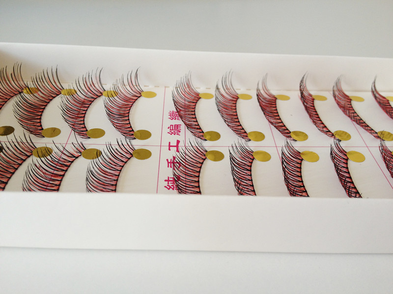 V-F5 ขนตา (ขายปลีก) เเพ็คละ 10 คู่