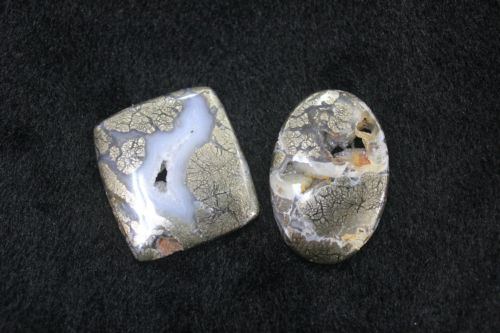 มาร์คาไซท์อาเกต ( Marcasite Agate )