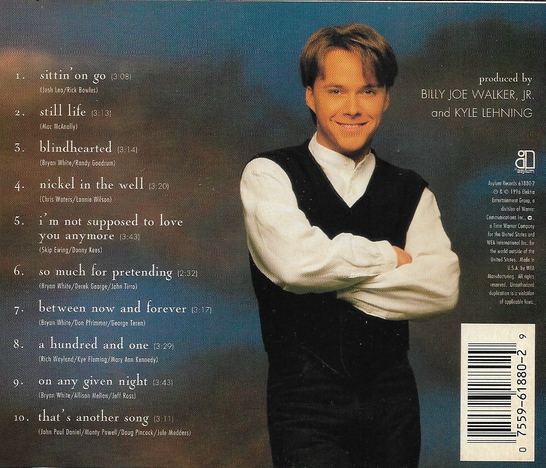 Used CD,Bryan White - Between Now And Forever (B)(1996)(USA)