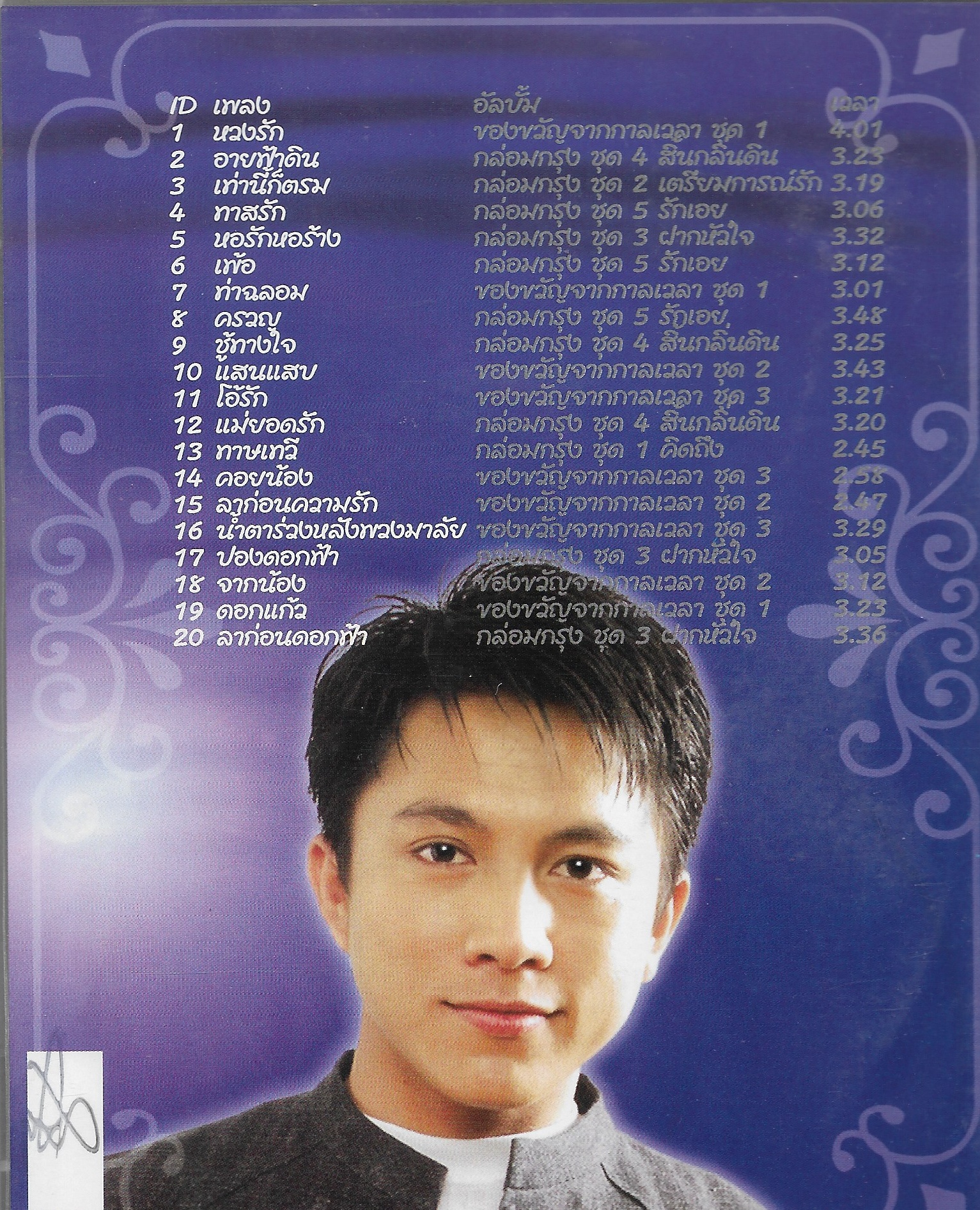 DVD Karaoke,เท่ห์ อุเทน พรหมมินทร์ ชุด เสน่ห์เพลงรัก (ดีวีดี คาราโอเกะ)(2546)