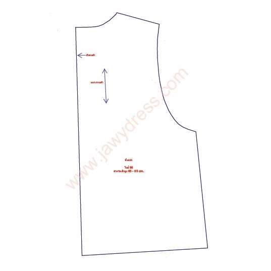 แพทเทิร์น ตัดเสื้อกั๊กเด็ก แพก 1 ไซส์ (เลือกขนาดที่ตัวเลือกสินค้า)