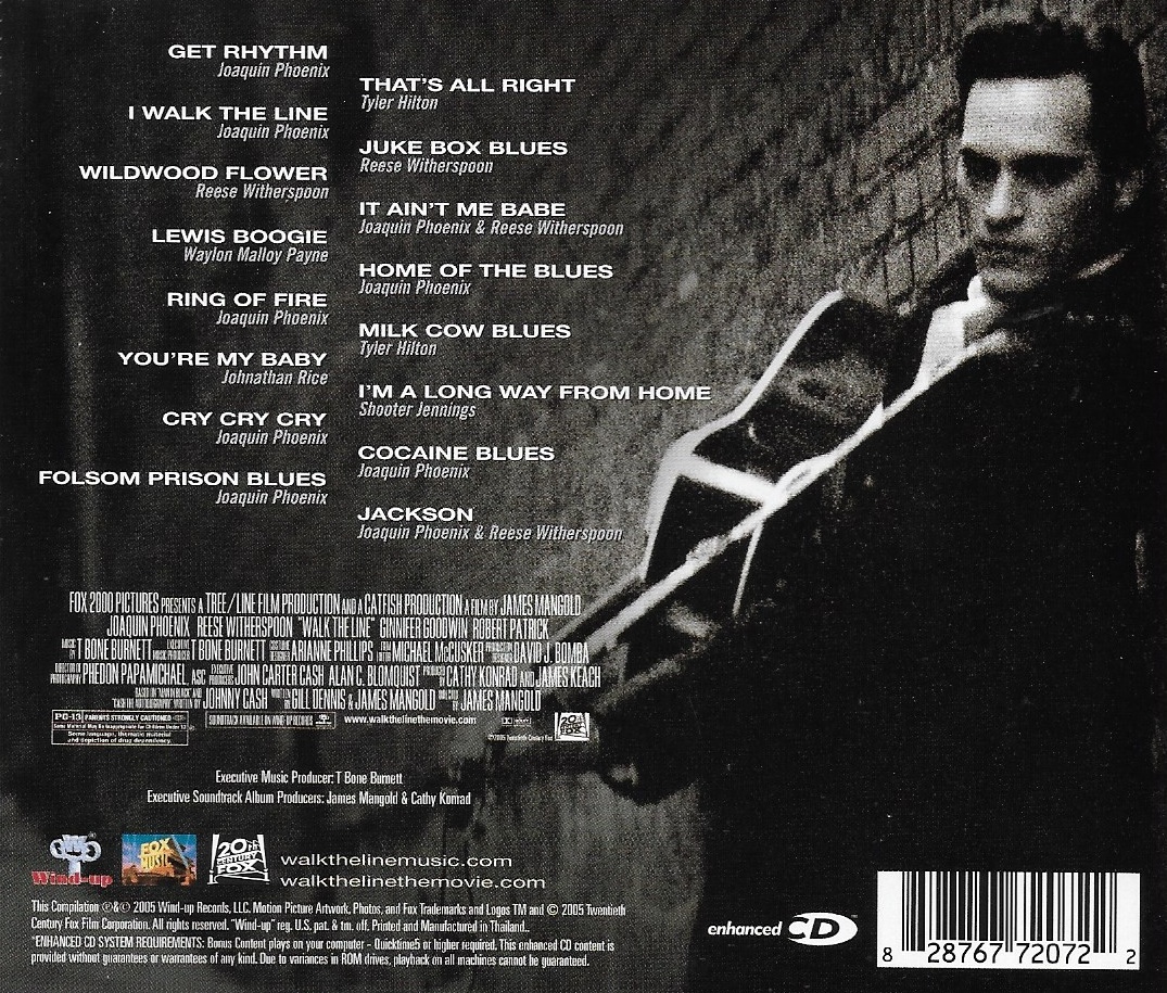CD,Walk The Line (Original Motion Picture Soundtrack)(Various Artists)(Soundtrack)(OST.)(2005)(Thai)