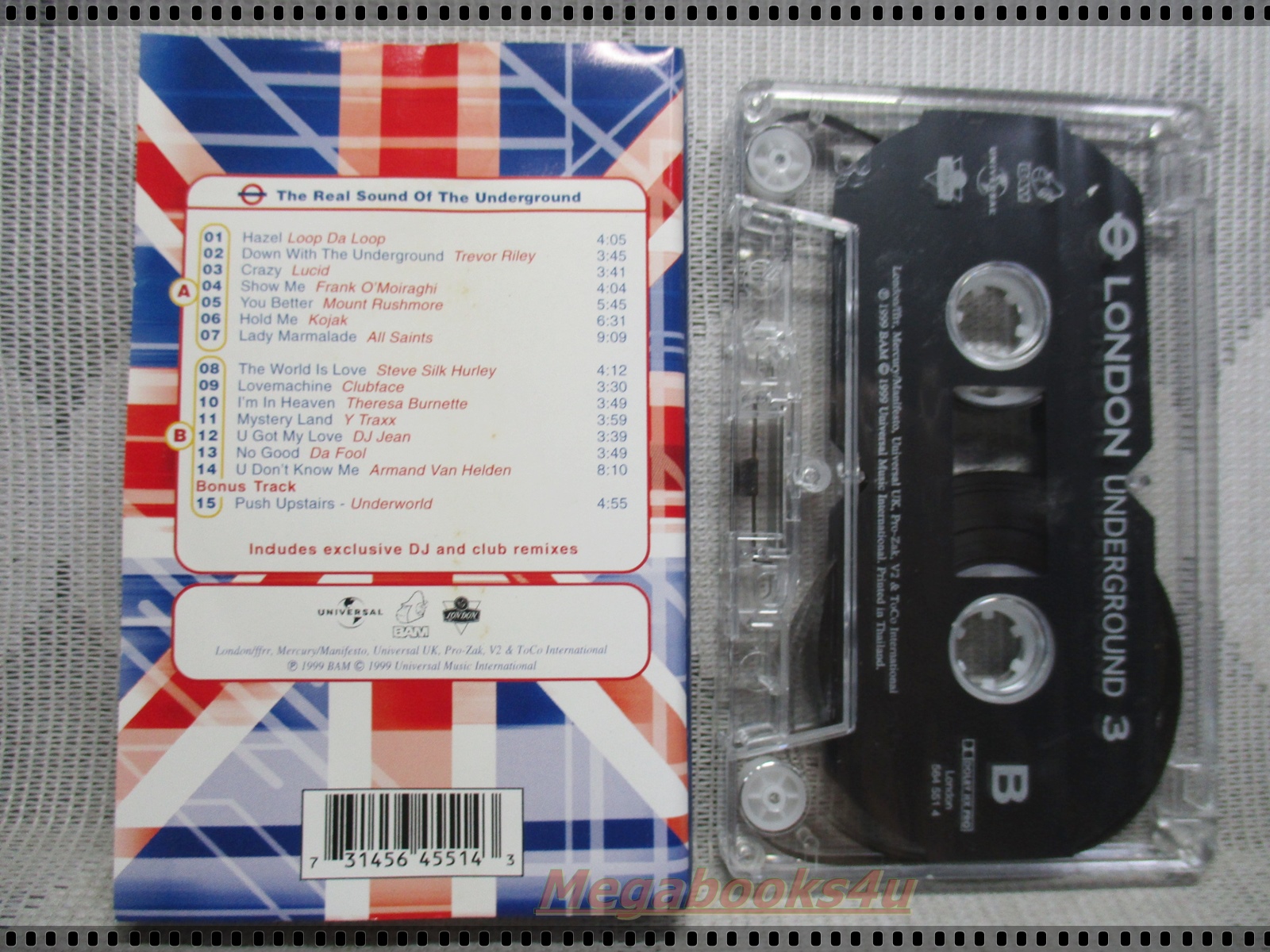 ขายเทปเพลงเก่า LONDON UNDERGROUND 3