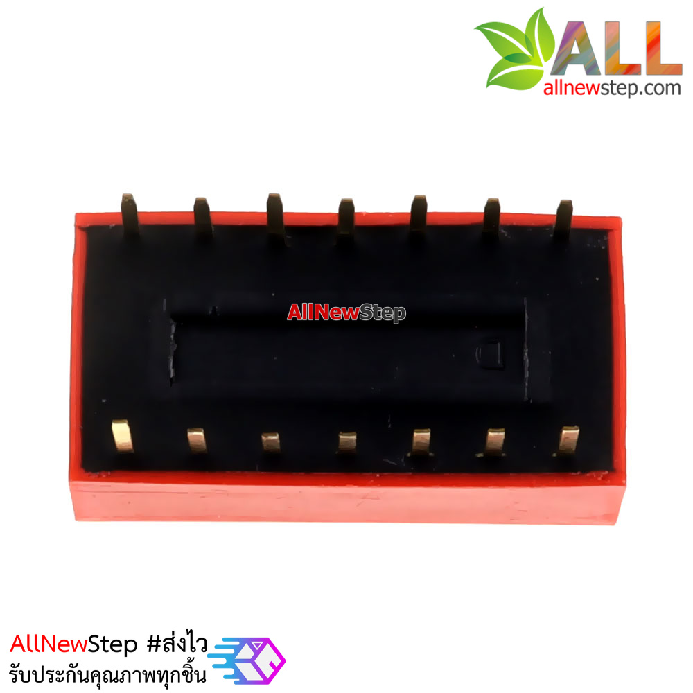 DIP switch DIP 2.54mm สวิตช์แบบ DIP 7 ช่อง ระยะห่างระหว่างขา 2.54mm