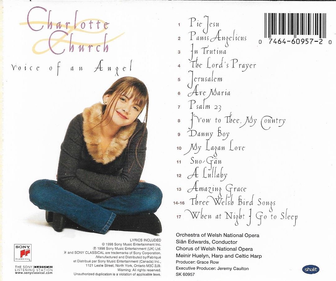 Used CD,Charlotte Church - Voice of An Angel (C)(1998)