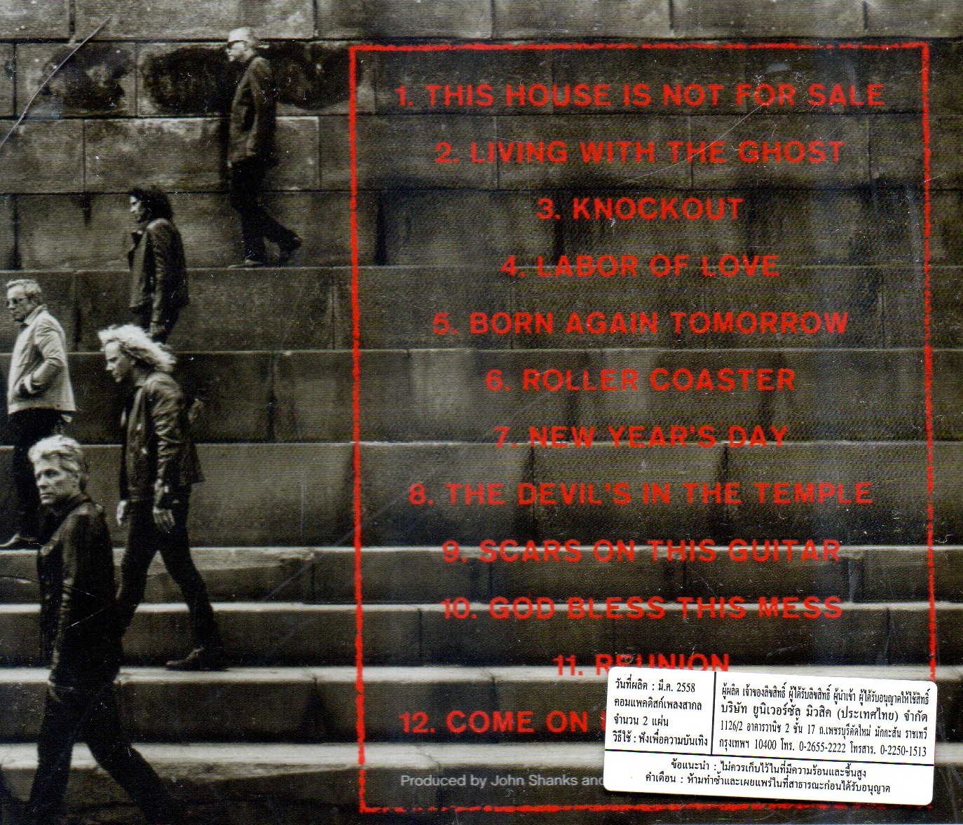 CD,Bon Jovi - This House Is Not For Sale (2016)(ThaI)