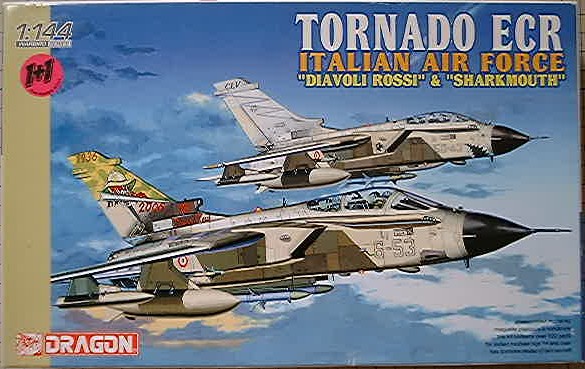 1/144 Tornado ECR Italian Air Force "Diavoli Rossi" & "Sharkmouth" 1+1