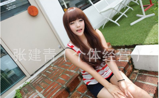 A1002 วิกผมยาวดัดลอน น่ารักมากๆๆ