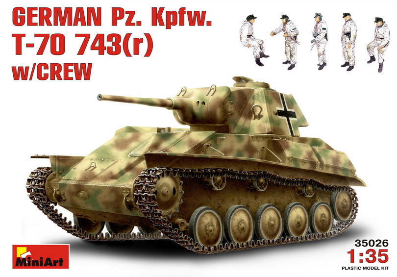 1/35 GERMAN Pz. Kpfw. T-70 743(r) w/CREW