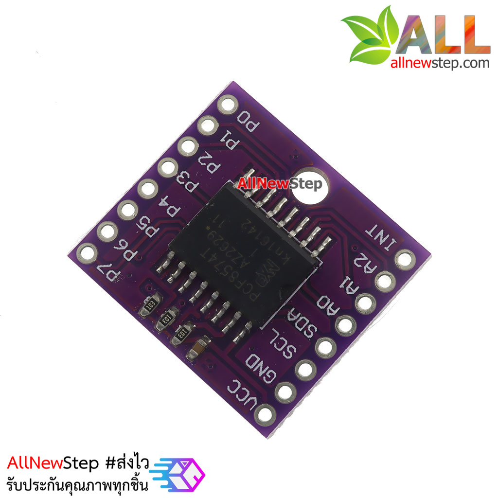 PCF8574T I2C I/O expansion module บอร์ดโมดูลขยายขา 8 ช่อง