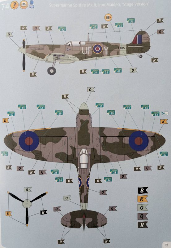 1/32 Supermarine Spitfire Mk. II Iron Maiden: Aces High