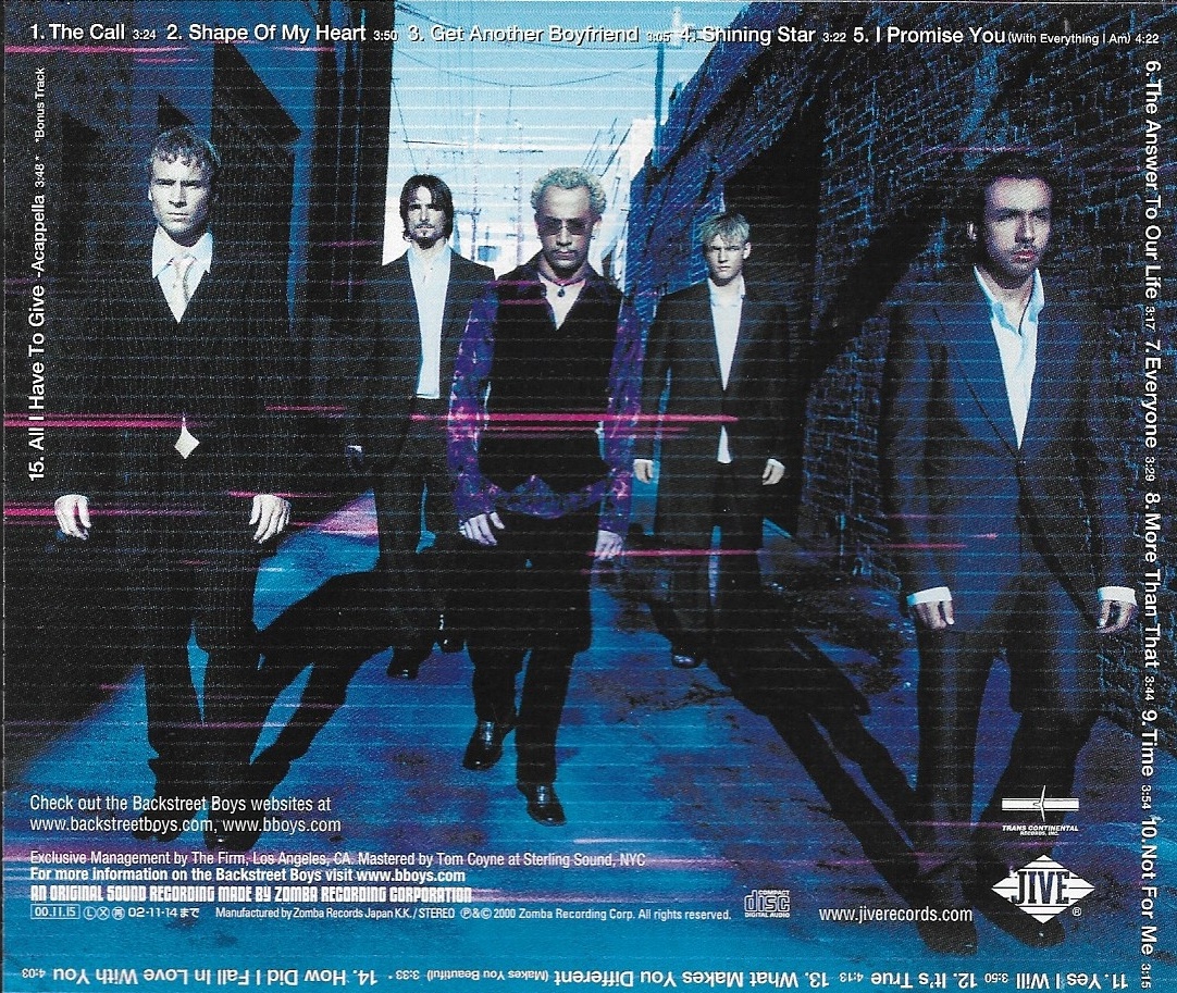 Used CD,Backstreet Boys - Black & Blue (B)(2000)(Japan)