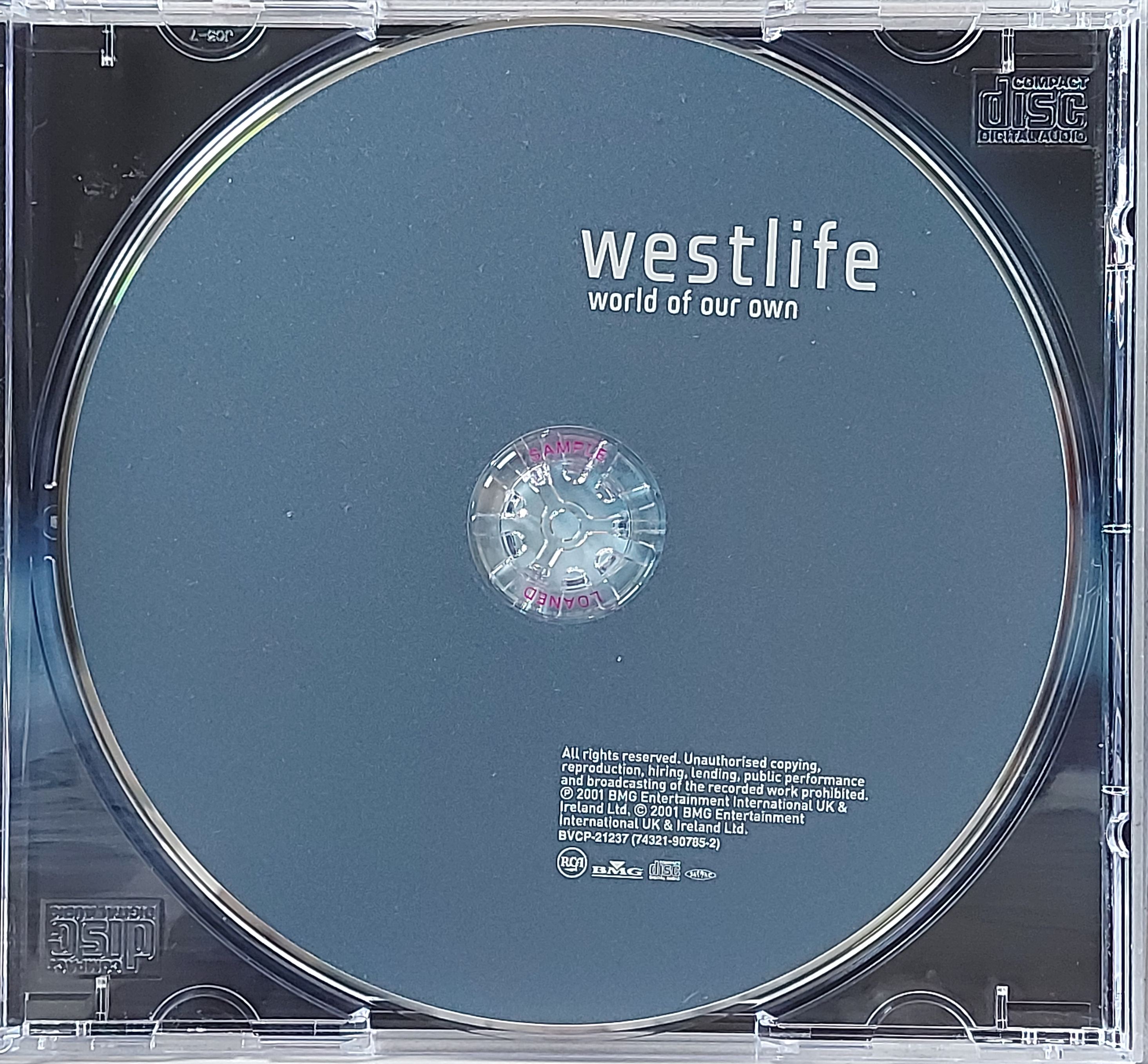 Used CD,Westlife - World of Our Own (A+)(2001)(Japan)