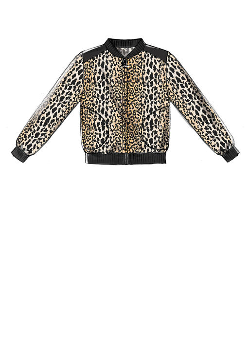 แพทเทิร์นตัดเสื้อกันหนาวเด็ก Mccalls 7619 Size: 3-4-5-6 ขวบ