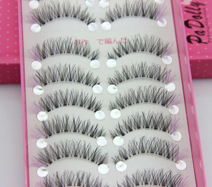 HS-54 ขนตาเอ็นใสหางตาสีชมพูม่วงๆ (ราคาส่ง) ขั้นต่ำ 15 เเพ็ค คละเเบบได้