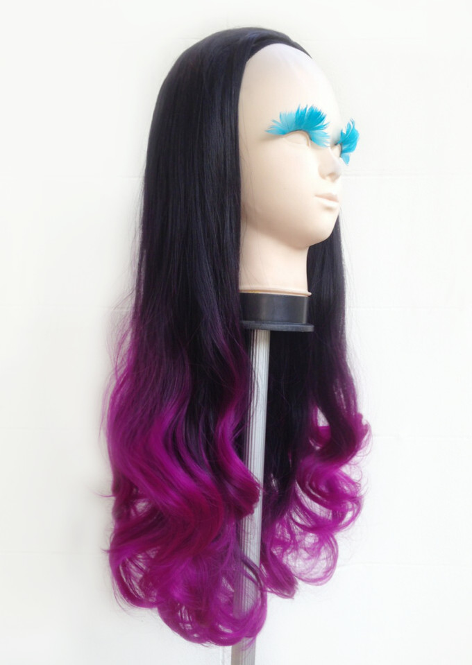 Half 15 วิกครึ่งหัวลอน รุ่นทำสีพิเศษ สีตามเเบบเท่านั้น สวยมากๆ คอนเฟิมจ้า ( ทรงผมเเละเส้นผมเหมือนจริงเกือบ 100% )